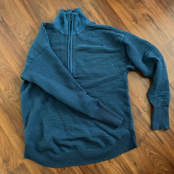 aerie | Sweaters | Offline By Aerie Home Stretch Quarter Zip Sweater With  Thumb Holes Size L Euc | Poshmark